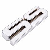 zorratin Old Style Large Metal SS Grill Side Fender Trunk Emblem Badge Decal with Sticker for Chevy IMPALA COBALT Camaro before 2009 [white letter with chrome trim]