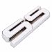 zorratin Old Style Large Metal SS Grill Side Fender Trunk Emblem Badge Decal with Sticker for Chevy IMPALA COBALT Camaro before 2009 [white letter with chrome trim]