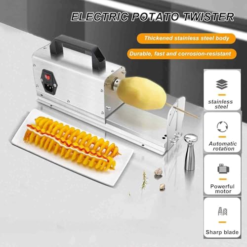Cortadora de papas tornado 3 en 1 acero inoxidable miniatura 5