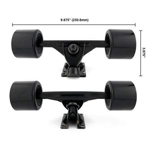 Vj Skateshop Longboard Skateboard Combo Package With 70Mm Wheels 7Inch 180Mm Aluminum Trucks, Bearings Hardware Complete Set #TOP5