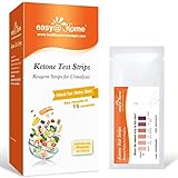 Easy@Home Keto Tests Strips, 20 Urine Ketone Tester Sticks, Monitor Low Carb Ketogenic Diet,...