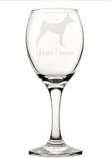 Personalised Basenji Engraved Wine Glass, Custom Dog Gift for Women, Gift for men