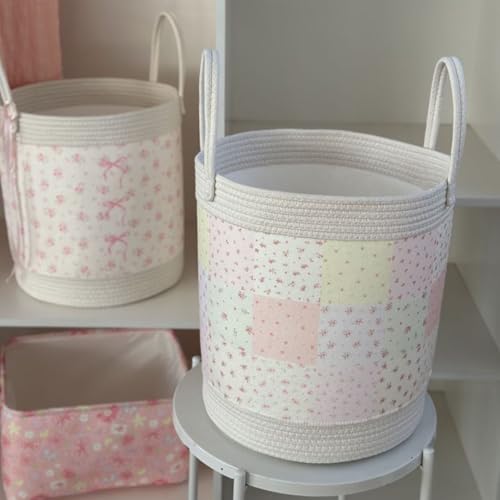 Sac à linge pliable flexible de rangement : panier à linge deux tailles espaces compacts - 8