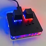 Simpad v2 OSU keypad, Hotswap Mechanical Keyboard,USB Keyboard,Mini 2-Key RGB Macro Keyboard with...