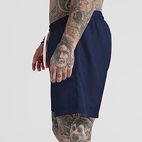 Heren Multifunctionele 5 Minuten Broek Effen Kleur Strand Sport Fitness Shorts Kleding door - Afbeelding 4