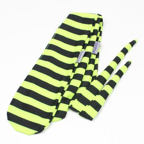 Sock Poi - Quality Nylon Sock POI (UV Reflective Yellow and Black Stripes, 26 Inch)
