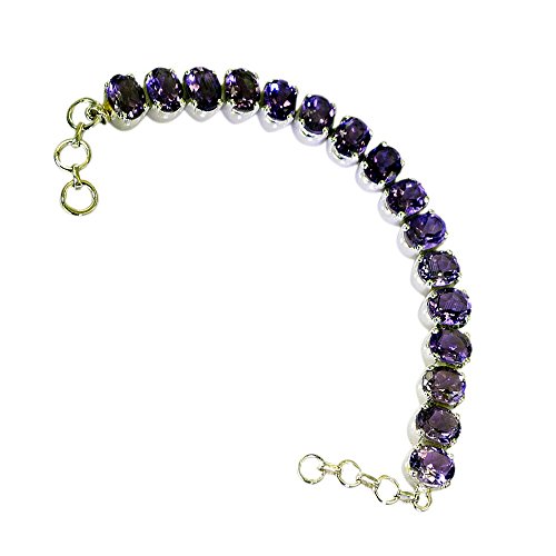Bijou Mixte Argent 925 Ovale Violet haute joaillerie