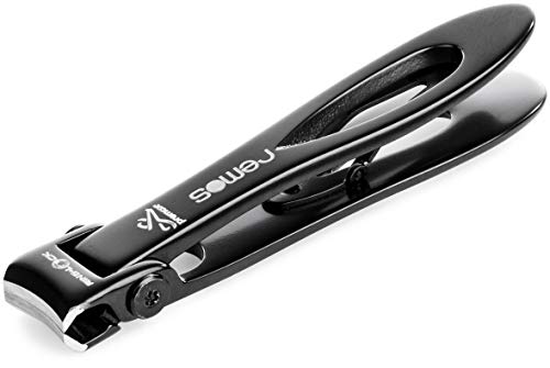 Coupe-ongles d'orteils REMOS noir 9 cm pour votre routine de soin des pieds à la maison