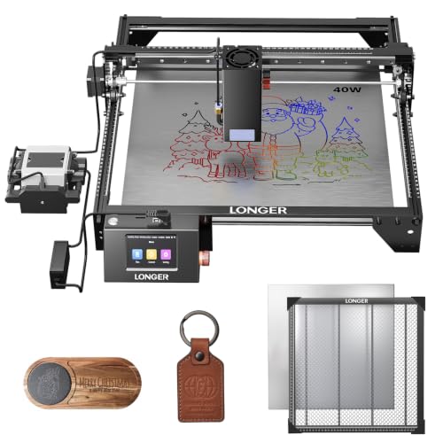 Longer RAY5 40W Laser Engraver with Honeycomb Table