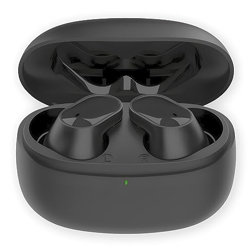 WATCHEM Wireless Earbuds, Bluetooth 5.3 Headphones In Ear, Fast Charging Case, With Touch Controls, AI Supported In-ear Earphones, with Integrated Microphone, 28 hrs Playback (BLACK)