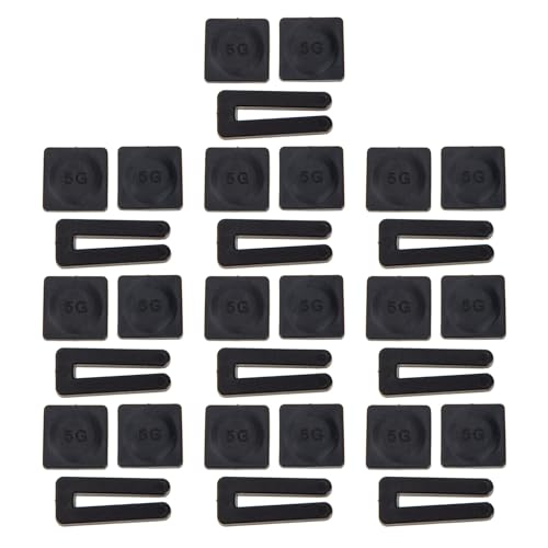 DEARMAMY 10 Juegos de Clips y Pesas Autoadhesivas de 5 G para Ventiladores de Techo, Accesorios para Equilibrar Aspas, Kit de Balanceo para Ventilador de Tienda y Hogar, Reducción de Ruido