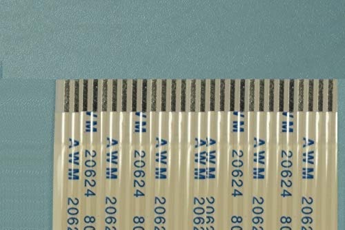 Gimax 100pcs FFC FPC Flexible Flat Cable 1.25 mm pitch 30 PIN 80 100 150 200 300 450 500 600 mm Reverse Contact Sides Type B Opposite - (Color: Length 100mm)