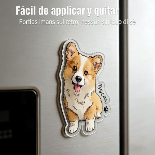 Imán Personalizado para Refrigerador con Foto de Mascota miniatura 3