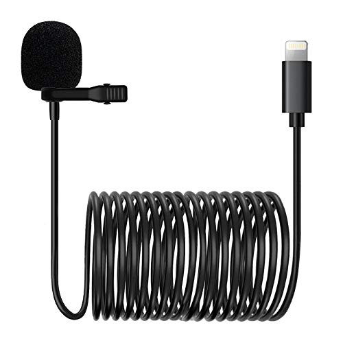 One-Day Sale: Up to 60% Off Lavalier Microphone Lapel Video Recording Mic LituFoto VV10 Professional Clip-on Mic with Omnidirectional Condenser for Podcast, Video Conference, Studio, Noise Cancelling Mic (3M / 9.84FT)