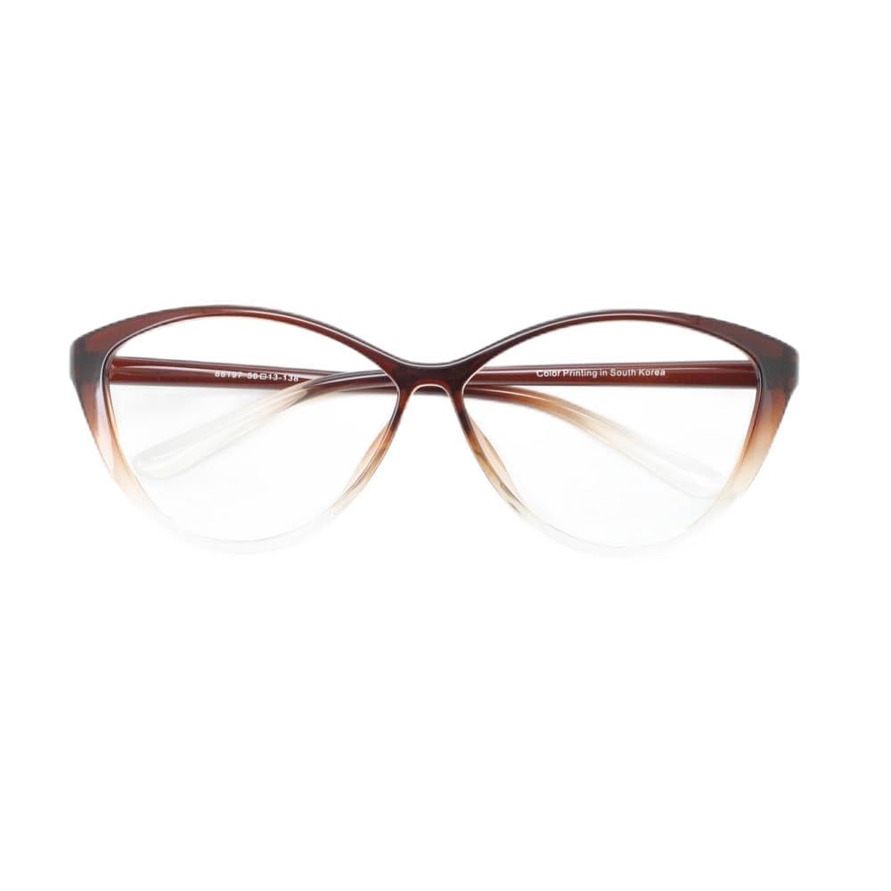 GLASAOTO Oversized Cateye Blue Light Blocking Glasses for Woman Computer Reading Eyeglasses Frames UV