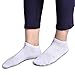 Women's Low Cut Ankle No Show Athletic Short Cotton Socks - 6-Pair Black, White, Grey