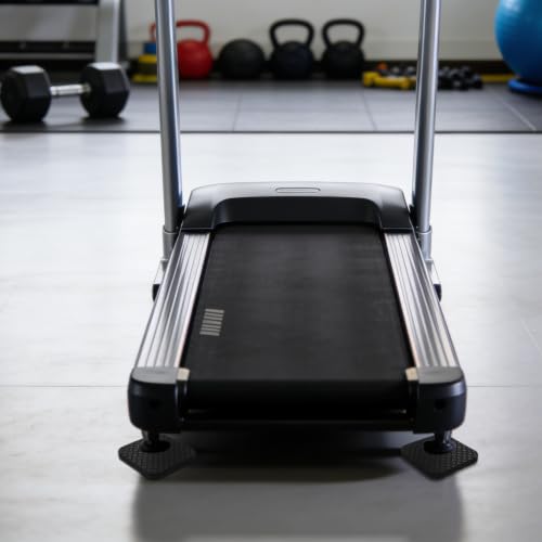 Tapetes Antivibración para Cinta de Correr Pu 10x10cm Negro 4 piezas miniatura 5