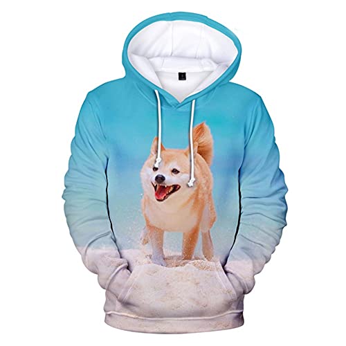 3D Creatieve Shiba Inu Hoodie mannen en vrouwen Trui Harajuku Herfst en Winter Hooded Casual Grappig Karakter Trui - Image 6