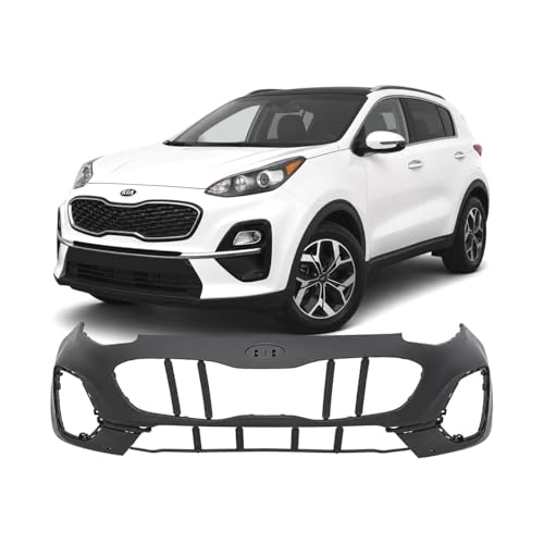 Image of FitParts Compatible with Kia Sportage 2020-2022 Front Bumper Cover | Primed, AWD, Ready to Paint, OEM 86510D9LB0, KI1000209