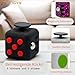 FIDGYB Cube Fidget Stress Relief Toy for Adults & Kids, Smooth, Quiet Sensory Toy for Anxiety, Focus & ADHD Idea[WHI_Red]