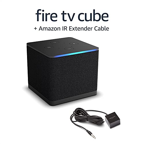 Image of Fire TV Cube with Amazon IR Extender Cable