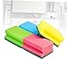 HAMPPLIES Long-Lasting Dishwasher Sponge Brush 10 Pack Dish Scrubbers Reusable Cleaning Sponges Dish Sponges Eraser Sponge Scrub Sponges for Kitchen Random