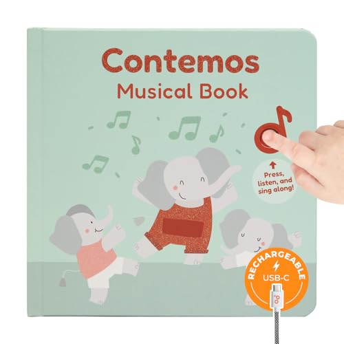 Image of Cali's Books Spanish Count - Nursery Rhymes Sound Book for Babies and Toddlers 1-3, Baby Book with Songs for Kids, Educational Song Learning Toys, Libros en Espanol para ninos (Contemos)
