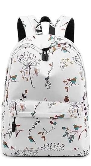 bhoomika Medium Kids Backpack Waterproof Backpack, Girls & Women Stylish Trendy College, School & College Bag (WHITE JUNGLE)-picture-19