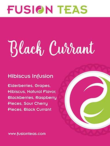 Fusion Teas Black Currant Hibiscus Herbal Fruit Tea thumb #6