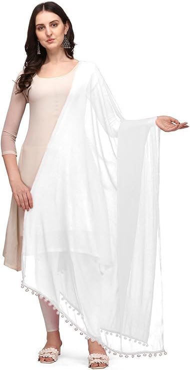 Chiffon Dupatta for Women, Scarf Wrap Chunni Casual Dupatta