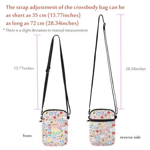 KUIYAI Teacher Appreciation Crossbody Bag Teacher Day Gift School Educator Messange Bag Teaching Life Teacher Retirement Gift3