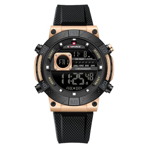 Image of NAVIFORCE NF9241T Dominant Multifunctional Silicone Strap Sport Digital Watch