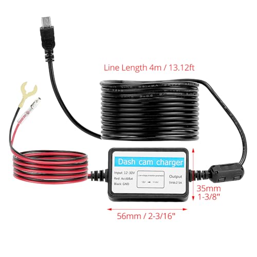 Kit de câbles pour caméra embarquée QWORK avec protection de batterie et adaptateurs - 6