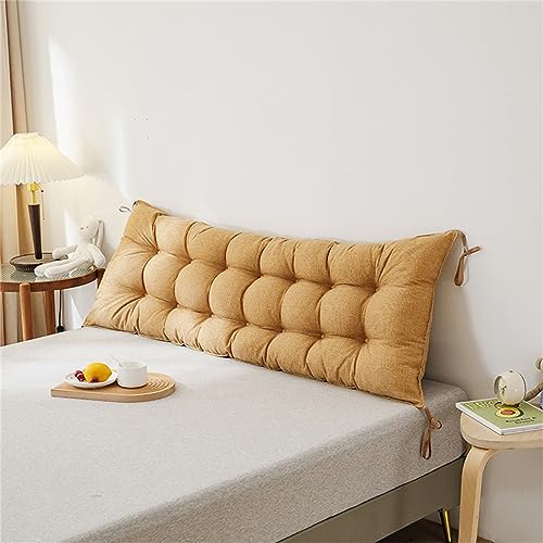 Morbuy Sunlounger Cushions Replacement with Top Cover Thick, Garden Bench Cushion Sunbed Rocking Chair Cushion for Indoor Outdoor Garden Patio (90 * 45 * 8cm,Khaki)