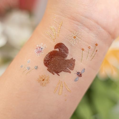 Cheerland 108pcs Fairy Tattoos Temporary for Fairy Party Decorations Woodland Party Favors Enchanted Forest Garden First Birthday Decorations Tatoo Sticker Party Supplies