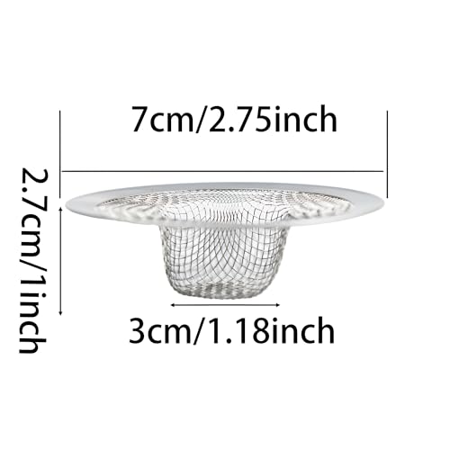 3pcs Coladores de Acero para Fregadero de Cocina miniatura 2