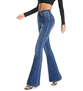 FLYING BANANA Women's Curvy Stretchy Bootcut Flare Denin Jeans