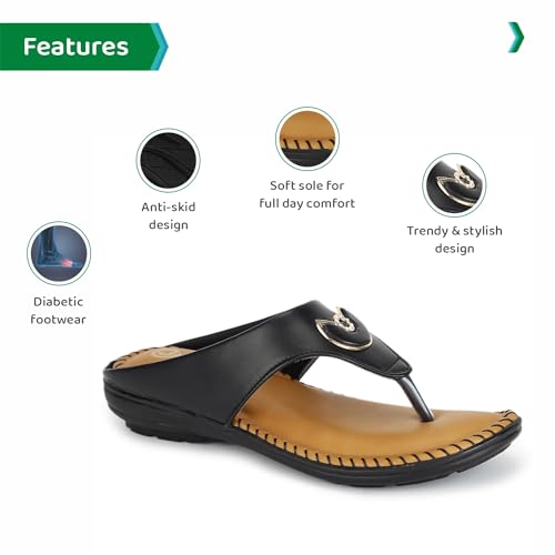Image of ORTHO JOY Fancy doctor Slipper for women | Fancy Comfortable & Stylish Ortho Slipper for women