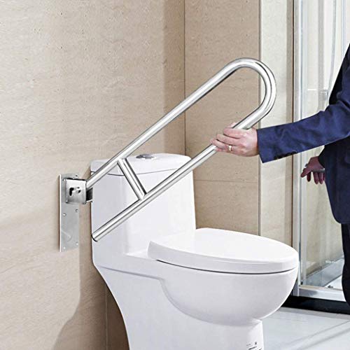 Maniglioni, Barra di Sostegno per disabili per la Sicurezza del Bagno di casa, Barre di Sostegno per Il Bagno Bianche, Maniglia Pieghevole per disabili per vasche da bagn