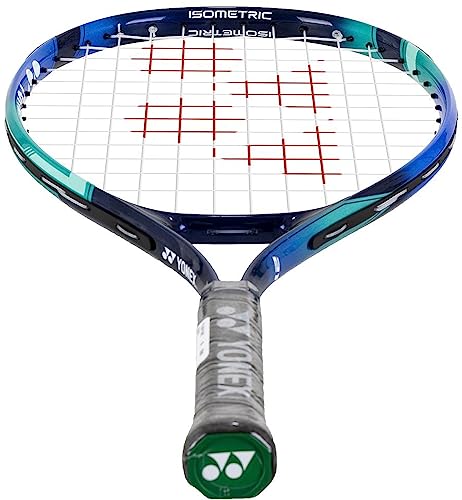 Yonex EZone Sky Blue 21 Inch Junior Tennis Racquet Bundled with a Sky Blue Team 3-Racquet Tennis Bag and a Can of 3 Tennis Balls