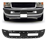 KUAFU Front Bumper Compatible with 1994-2001 Dodge Ram 1500, 1994-2002 Dodge Ram 2500 3500 Replacement for CH1002173, CH1002259, 5011476AD Bumper Face Bar Steel Black 2PCS