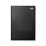 Morgan's Direct 2026 Early Edition A4 Diary Day Per Page | Hard Backed for Home and Office Use Desk Diary | Black - Image 1