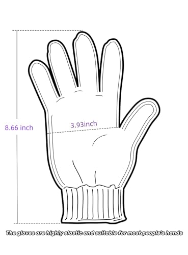 Gants de travail en coton protecteurs pour mains sensibles taille L