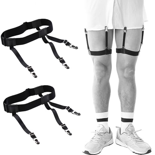 Opiniones y reviews de Tirantes para Hombre favoritos de las personas. 49 Tirantes para Hombre, OUDAR Sujetador de Camisas para Hombre Ajustables Elásticos, Tirantes para Camisa Hombre con Antideslizante Abrazaderas de Bloqueo, Shirt Stays para diario y...