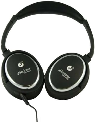 Able Planet NC357BCA11 True Fidelity Around the Ear ANC Headphone with Gift (Black)