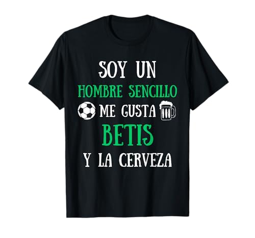 Betis Fútbol Hombres Divertida Idea Regalo Cerveza Colgante Camiseta