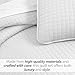 Southshore Fine Living, Inc. XL Twin Quilt Set, Microfiber Quilted Bedspread, Twin Bedding Coverlet Set with Pillow Sham, Wrinkle-Free, Stain & Pet Hair Resistant Bedding, Bright White Quilt