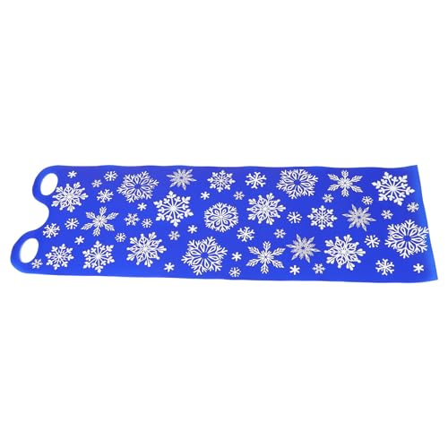 Tapis de luge flexible SOLUSTRE traîneau neige peu encombrant