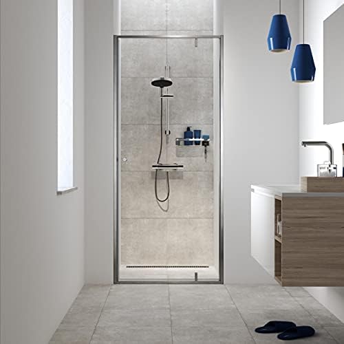 Tiger Caddy, Shower basket with towel hook 32 cm, Chrome, 106x320x72mm