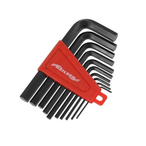 10 Piece HEX Key Set with Plastic Clip